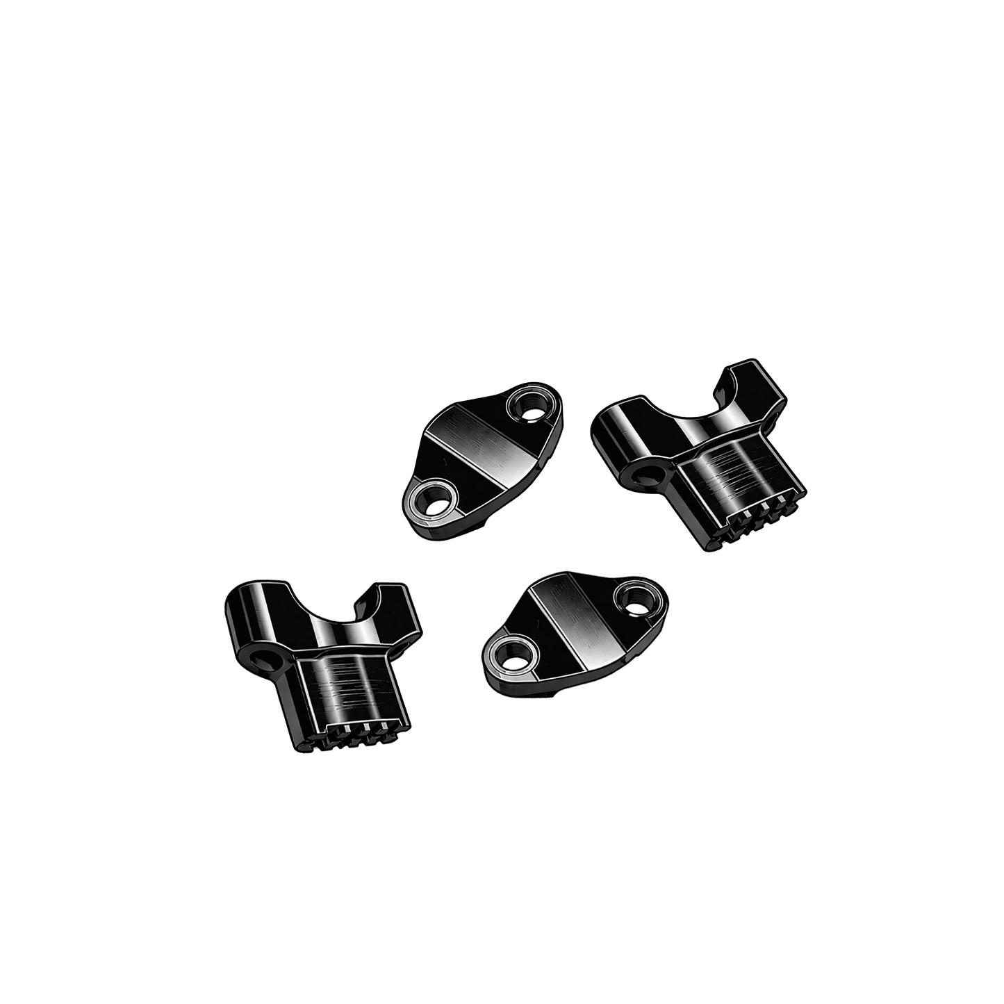 Pulverbeschichtung von Motorrad - Lenkerklemmen