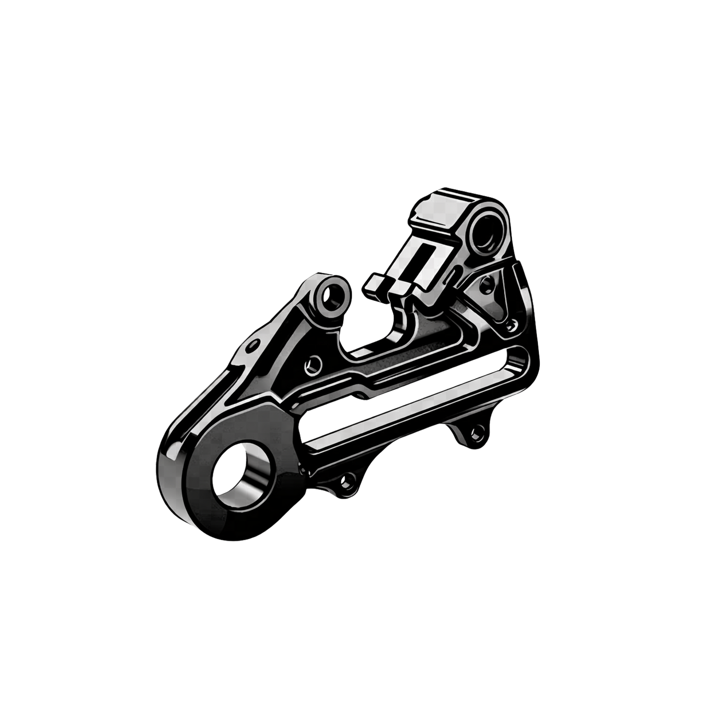 Pulverbeschichtung von Motorrad - Ankerplatte