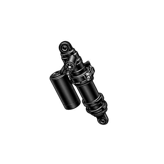 Cerakote-Beschichtung von Motorrad - Federbein (Set)