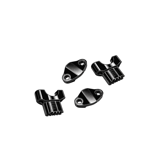 Pulverbeschichtung von Motorrad - Lenkerklemmen