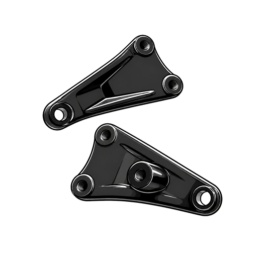 Pulverbeschichtung von Motorrad - Motorhalter (Set)