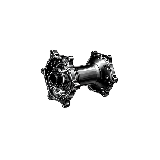 Pulverbeschichtung von Motorrad - Radnabe