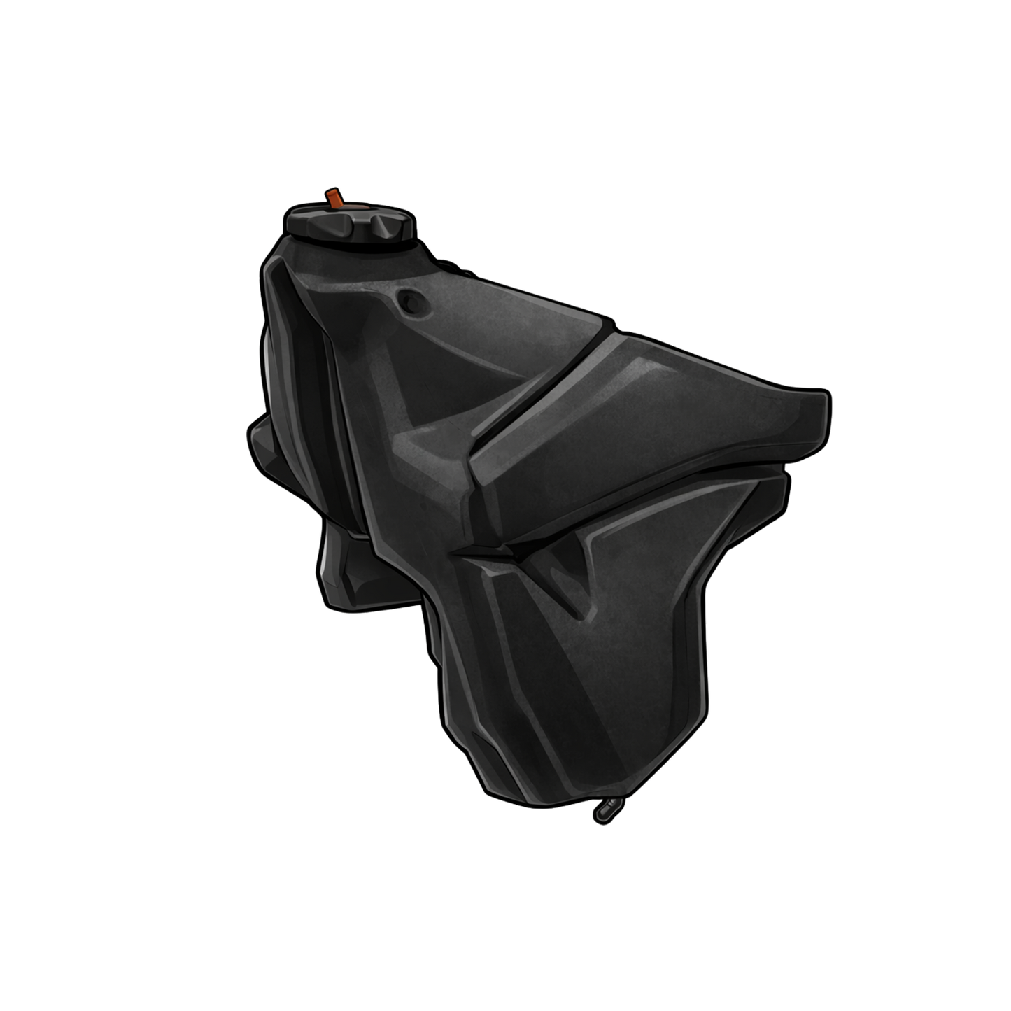 Cerakote-Beschichtung von Motorrad - Tank